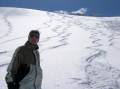 Klick Groesser >Tiefschnee an der Marmolada