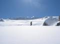Klick Groesser >Tiefschnee an der Marmolada