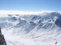 Klick Groesser >Tiefschnee an der Marmolada